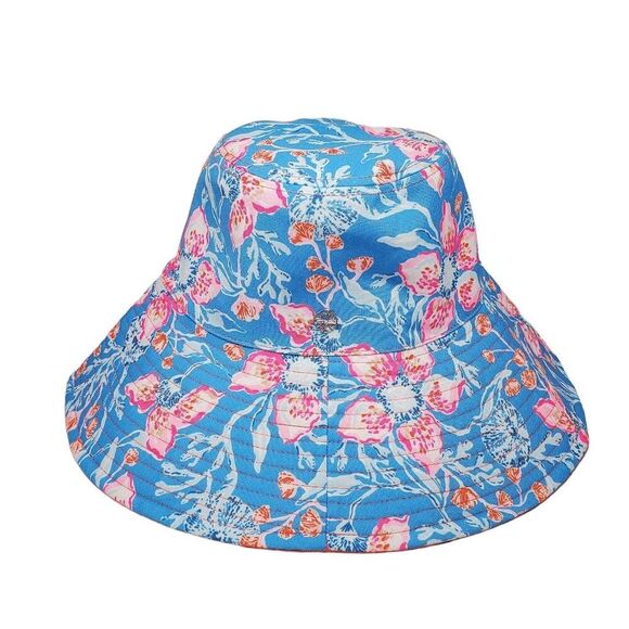 NWT Lilly Pulitzer Women's UPF 50 Multi Color Reversible Sun Hat One Size - Picture 1 of 4